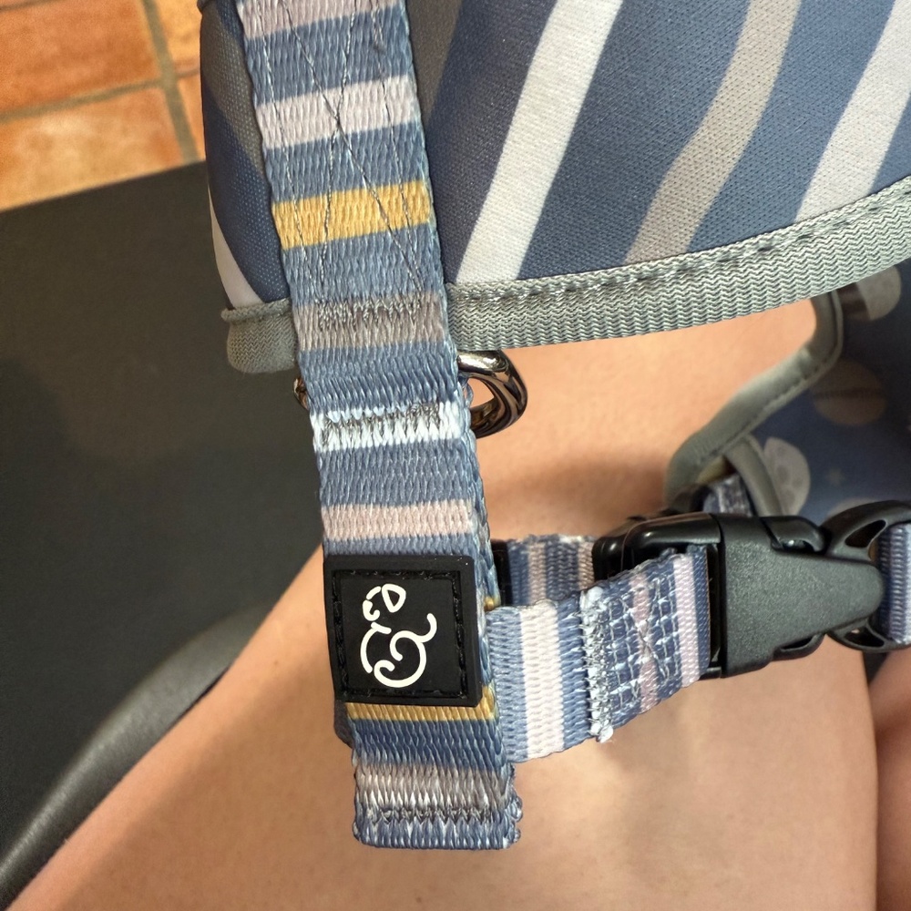 Lucy & Co. Lunar Blue/Gray Dog Harness | size XS - Picture 10 of 10